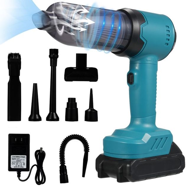 Cordless Handheld Vacuum, 4-In-1 16KPa Powerful Suction Vacuum Cleaner With Washable HEPA Filter Removable Battery for Home, Car