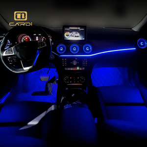 Luz ambiental LED de 64 colores de alta calidad 2024, producto de nueva condición CLA/GLA/A/<span class=keywords><strong>B</strong></span>, salida de aire delantera y trasera, accesorios de luz de coche de 12V - Product Image 2