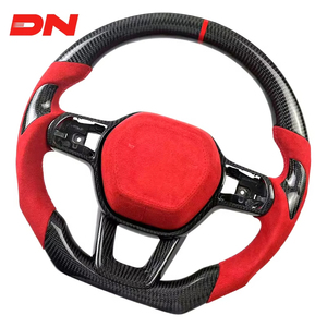 Volant en cuir carbone de style sport personnalisé pour Honda CRV HR-V <span class=keywords><strong>Civic</strong></span> 11ème Type R FL5 SI Acura Integra Fit - Product Image 2
