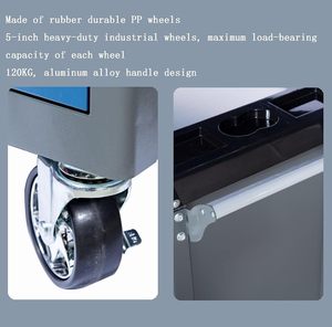 526Pcs Heavy Duty Stainless Steel Tool Sets 7 <b>Drawers</b> Rolling Box Tool Cabinet Cart <b>Trolley</b> for Storage and Workshop Use - Product Image 5