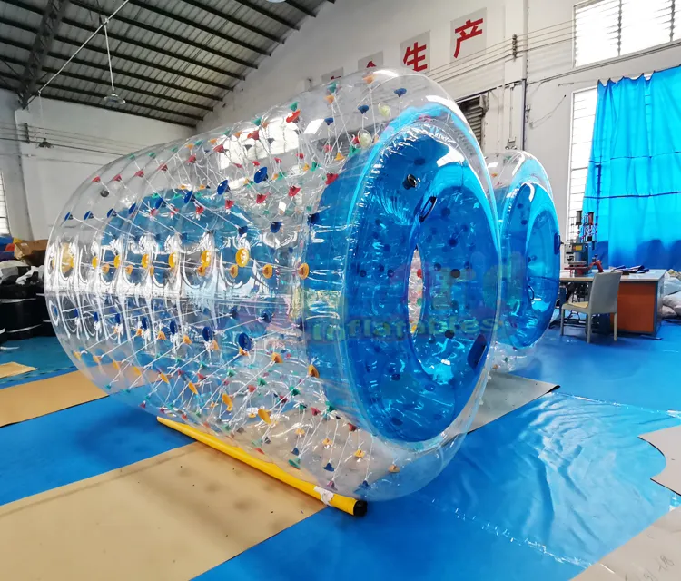 Commercial wholesale customized size transparent inflatable rolling balls inflatable water walking roller ball