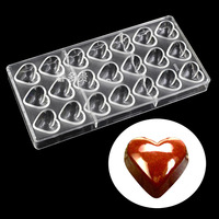 Moule à Chocolat en Polycarbonate pour Décoration de Gâteaux, Forme Demi-Sphère 3D Tourbillon, Moule à Gâteau en Plastique
