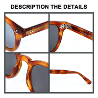 Montures de lunettes personnalisées transparentes en acétate optique pour filles et femmes