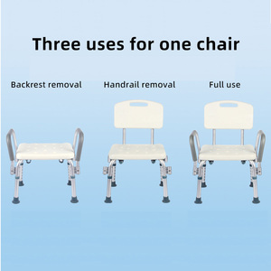 <span class=keywords><strong>Chaise</strong></span> <span class=keywords><strong>de</strong></span> <span class=keywords><strong>douche</strong></span> antidérapante légère <span class=keywords><strong>réglable</strong></span> <span class=keywords><strong>en</strong></span> <span class=keywords><strong>hauteur</strong></span> <span class=keywords><strong>chaise</strong></span> <span class=keywords><strong>de</strong></span> bain multifonctionnelle pour sortie d'usine Eldly - Product Image 2