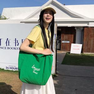 Custom Logo Brand Ladies <b>Canvas</b> <b>Totes</b> Large Capacity <b>Canvas</b> Shopping Bag Ladies <b>Canvas</b> Weekend Bags - Product Image 2
