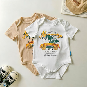 Magliette Personalizzate con Lettere Cartoon per Genitori e Bambini, T-Shirt Familiari Coordinate in Cotone, Top Estivi a Maniche Corte - Product Image 5
