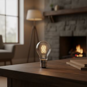 Lampadina a Incandescenza Standard 60W 230V B-22 con Base in Vetro Trasparente per Illuminazione - Product Image 3