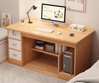 Bureau d'ordinateur, bureau à domicile, bureau simple et moderne, bureau de jeu et ensemble de chaise, bureau de chambre avec tiroir, bureau d'étudiant