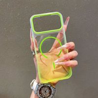 Coque de téléphone de luxe en silicone magnétique dégradé transparente antichoc pour iPhone 18 Pro Max 17 16 15 14 13