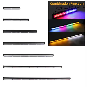 Super Bright Cob LED Strip Light Fortement Magnétique 12V/24V Avertissement Rouge Bleu Clignotant Nouveaux Accessoires Extérieurs pour Voitures - Product Image 2