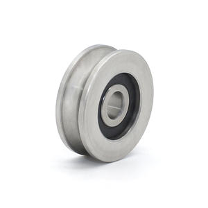 S626RS Stainless Steel Deep Groove Ball Bearing <b>Guide</b> Rail Moving Pulley U-Shaped Roller 6*26*8.5mm <b>Rope</b> Roller - Product Image 5