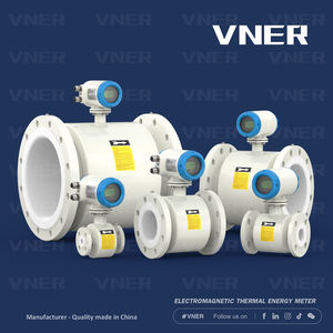 مقياس تدفق كهرومغناطيسي رقمي عالي الدقة صيني الصنع DN100 من الفولاذ المقاوم للصدأ 304 للزيت والسوائل ومياه البحر ومياه الصرف الصحي - Product Image 3