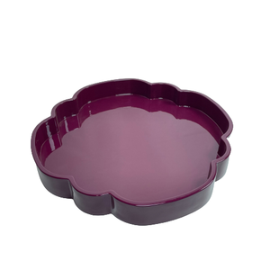 Plateau en laque émeraude artisanal, finition brillante de qualité supérieure, plateaux de service pour table basse et décoration d'intérieur de luxe - Product Image 6