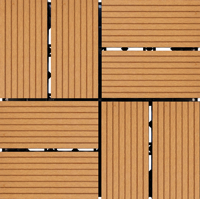 Vente chaude usine : Revêtement de sol en dalles WPC 3D personnalisées, étanches, écologiques, antidérapantes, à clipser, effet bois brossé, pour salle de bain moderne