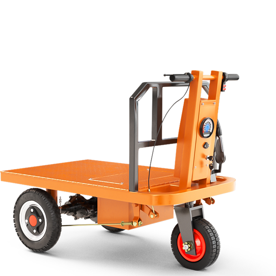 Wholesale Wheel Heavy Electric Trolley for Hospital and Industrial Outdoor Logistics Cargo Mover Truck Hand Cart