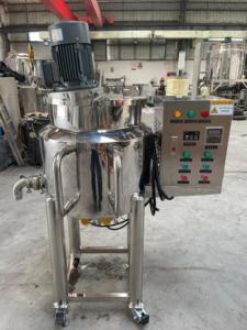 Customized 50L Stainless Steel Electric Heating Homogenizer New Mobile Disperser Mixing Tank SUS316L <strong>Food</strong> Chemicals Motor Engine - Product Image 2