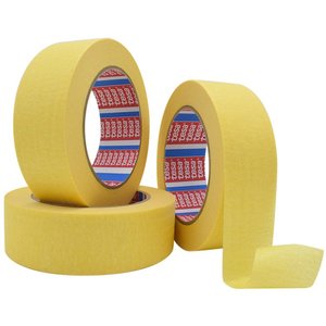 Nastro Adesivo Decorativo in Carta Crespa Gialla TESA 53128 per Uso Generale, 36 <span class=keywords><strong>mm</strong></span> x 50 m, per Pittura Murale Interna Rimovibile - Product Image 1