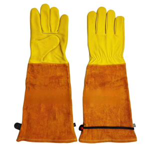 Gants <span class=keywords><strong>de</strong></span> soudage en cuir <span class=keywords><strong>de</strong></span> mouton pour soudeurs, isolants thermiques, résistants à la chaleur à l'arc d'argon, résistants à l'usure, gants <span class=keywords><strong>de</strong></span> sécurité au travail - Product Image 3