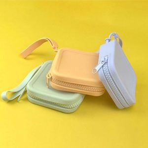 Premium Mini Zipper Coin Purses Women <b>Men</b> Portable Silicone Wallets With Custom Logo Cute <b>Pouch</b> Style for Daily & Travel Use - Product Image 4