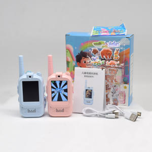 Jouet talkie-walkie vidéo pour enfants, écran 2,0'', <span class=keywords><strong>interphone</strong></span> vidéo, photographie, multilingue, cadeau de Noël parfait pour les enfants, garçons et filles - Product Image 6