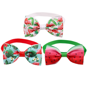 Großhandel Pet Bowtie <span class=keywords><strong>Collar</strong></span> <span class=keywords><strong>Flamingo</strong></span> gemusterte Pet Bow Ties für kleine mittelgroße Hunde Katzen - Product Image 3