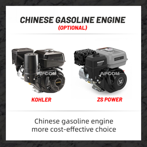 Compresseur d'air à piston à essence APCOM 18HP 4 en 1, générateur et machine à souder intégrés, portable, 250L/min, refroidissement par air - Product Image 4
