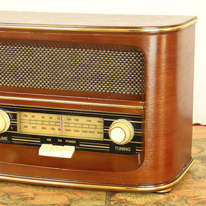 Cổ Điển <span class=keywords><strong>AM</strong></span> <span class=keywords><strong>FM</strong></span> Xách Tay Home Đài Phát Thanh Với Pigtail Antenna Bluetooth USB CD Chơi - Product Image 5