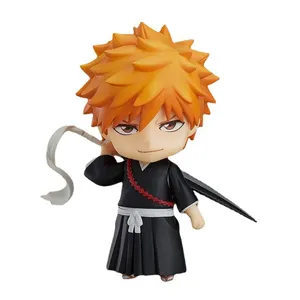 PVC Resin Mainan Kualitas Tinggi Aksi & Mainan 12Cm Q Versi 991 # Tanah Liat Orang Berdiri Postur Pemutih Tokoh Anime Kurosaki Ichigo