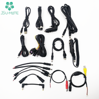 Cable de alimentación de CC personalizado 5,5mm X 2,1mm macho a 5,5mm X 2,1mm macho conector de horquilla cable de extensión para cámara de seguridad CCTV
