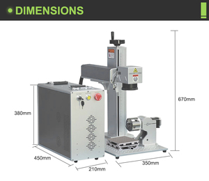 Máy khắc <span class=keywords><strong>laser</strong></span> sợi quang JPT chất lượng cao LaserDelta, tự động lấy nét, di động, công suất 20W 30W 50W, dùng cho kim loại - Product Image 2