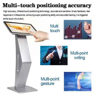 Floor <b>Stand</b> Interactive Kiosk Android System Horizontal Display Interactive Information Touch Screen <b>Tablet</b> Kiosk - Product Image 3