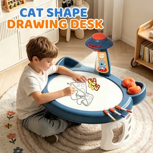 Set di <span class=keywords><strong>Disegno</strong></span> LED per Bambini <span class=keywords><strong>Koala</strong></span> Diary Blue, Proiettore Educativo a Forma di Gatto per Pittura, Giocattolo per Ragazzi e Ragazze - Product Image 2
