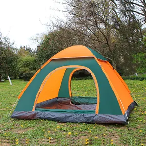 Outdoor Camping Folding Automatic Tent 3-4 People Beach Easy Speed Open Event Pop Up Camp Tent Camping Carpas For Events