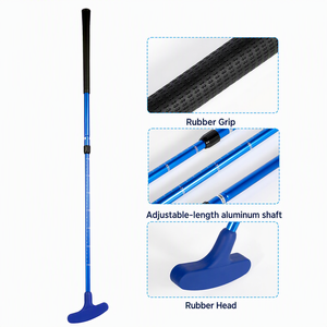 Putter de golf réglable couleur personnalisée <span class=keywords><strong>Mini</strong></span> putter à double face tête en caoutchouc Golf pratique Club Putter pour enfants - Product Image 4