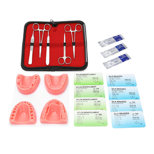 Kit complet <span class=keywords><strong>de</strong></span> formation <span class=keywords><strong>de</strong></span> <span class=keywords><strong>suture</strong></span> dentaire avec grand coussinet dentaire, kit <span class=keywords><strong>de</strong></span> pratique <span class=keywords><strong>de</strong></span> <span class=keywords><strong>suture</strong></span> pour étudiants en médecine dentaire - Product Image 1
