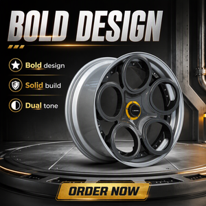 ล้อฟอร์จ Lsgzl แบบ 2 ชิ้น ผลิตตามสั่ง 5x114.3 5x130 5x120 สำหรับ C8 Sf90 สีดำ ขนาด 22 นิ้ว ล้อรถยนต์หรู - Product Image 1