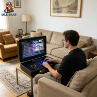 Máquina Arcade Portátil con Pantalla de 14 Pulgadas, 30K Juegos, Pandora Saga DX Plus, Consola Arcade Metálica Plegable para un Jugador