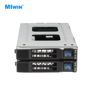 Miwin 2.5'' 2 Bays NVME Hard Drive Enclosure Custom <strong>Computer</strong> <strong>Parts</strong> Server <strong>Hardware</strong> 2 Disk HDD Module - Product Image 1