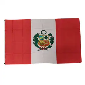 秘鲁国旗直销厂家好料丝印生动色彩各色国旗