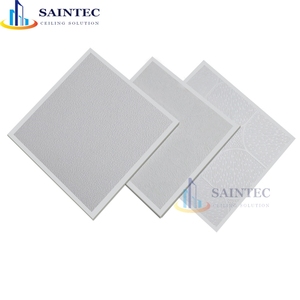 <span class=keywords><strong>Plafond</strong></span> suspendu moderne en plaques de plâtre PVC, imperméable, 24x24, carreaux carrés, ignifuge, insonorisant, <span class=keywords><strong>isolation</strong></span> thermique, artistique - Product Image 3