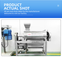 Industriële grote fruitpulperapparatuur abrikoos perzik tomaat mango ananas pulpmachine