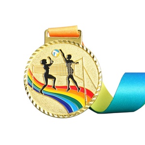 เหรียญรางวัลและถ้วยรางวัลกีฬาโลหะแบบโบราณ 3 มิติ ทำจากโลหะผสมสังกะสี พร้อมเคลือบทองและเงิน - Product Image 6