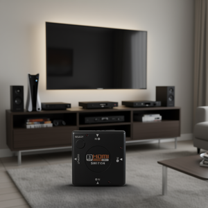 Mini commutateur HDMI 3 ports 1080P compatible avec les appareils audio et vidéo - Product Image 2