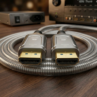 Cable de Fibra Óptica AOC de 10M 2.1, 8K 60Hz, Ultra Alta Velocidad, 48Gbps, Cable Blindado Chapado en Oro para TV, PC, Pantalla de Coche, HDTV