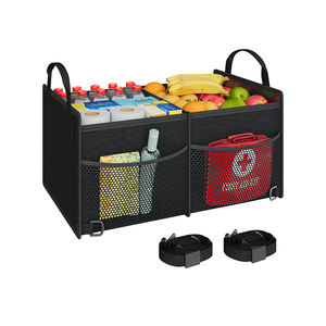 Gran SUV, organizador de maletero multicompartimento, almacenamiento de coche de poliéster Oxford plegable para <span class=keywords><strong>juguetes</strong></span> de bebé, modelo de cofre de juguete eficiente - Product Image 1