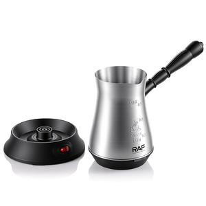 Cafetera RAF R.159 de 0.5L, 600W, Acero Inoxidable, Estilo Turco, Calor Uniforme, Fácil de Usar, Electrodoméstico de Cocina - Product Image 2
