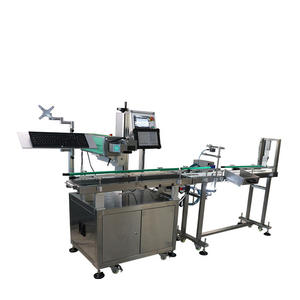 Machine de marquage laser intégrée avec collecte de données pour canettes métalliques revêtues, lait en poudre, code QR traçable, machine de gravure laser en ligne - Product Image 2