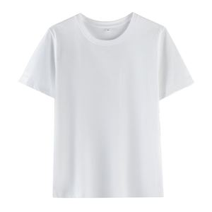 T-<span class=keywords><strong>shirt</strong></span> à manches courtes en coton uni pour <span class=keywords><strong>homme</strong></span>, vente en gros à bas prix, fabrication ODM - Product Image 3