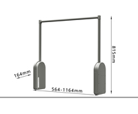 Lève-vêtements automatique en aluminium Galaxy, lève-vêtements réglable, lève-vêtements pour placard