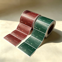 Étiquettes autocollantes en vinyle PVC texturé mat de luxe, logo personnalisé, code-barres, imperméables, résistantes à la chaleur, résistantes aux UV, multiples